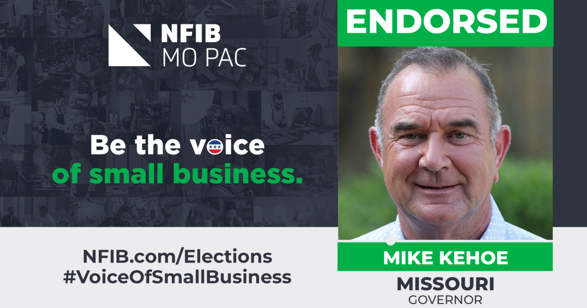 Missouri Small Business Community Endorses Mike Kehoe for Governor