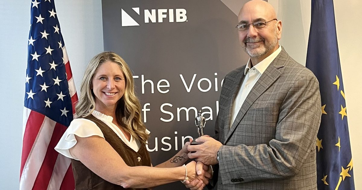 NFIB Presents Small Business Guardian Award to Rep. Stephen Bartels