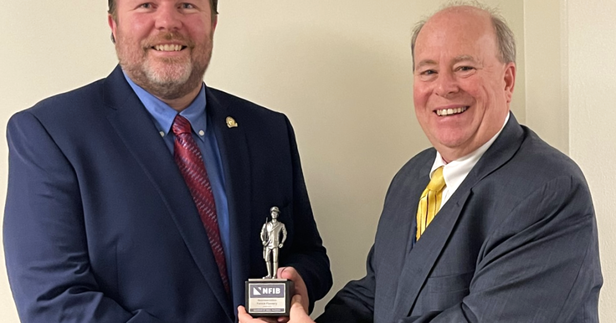 Rep. Patrick Flannery Earns NFIB Guardian of Small Business Award