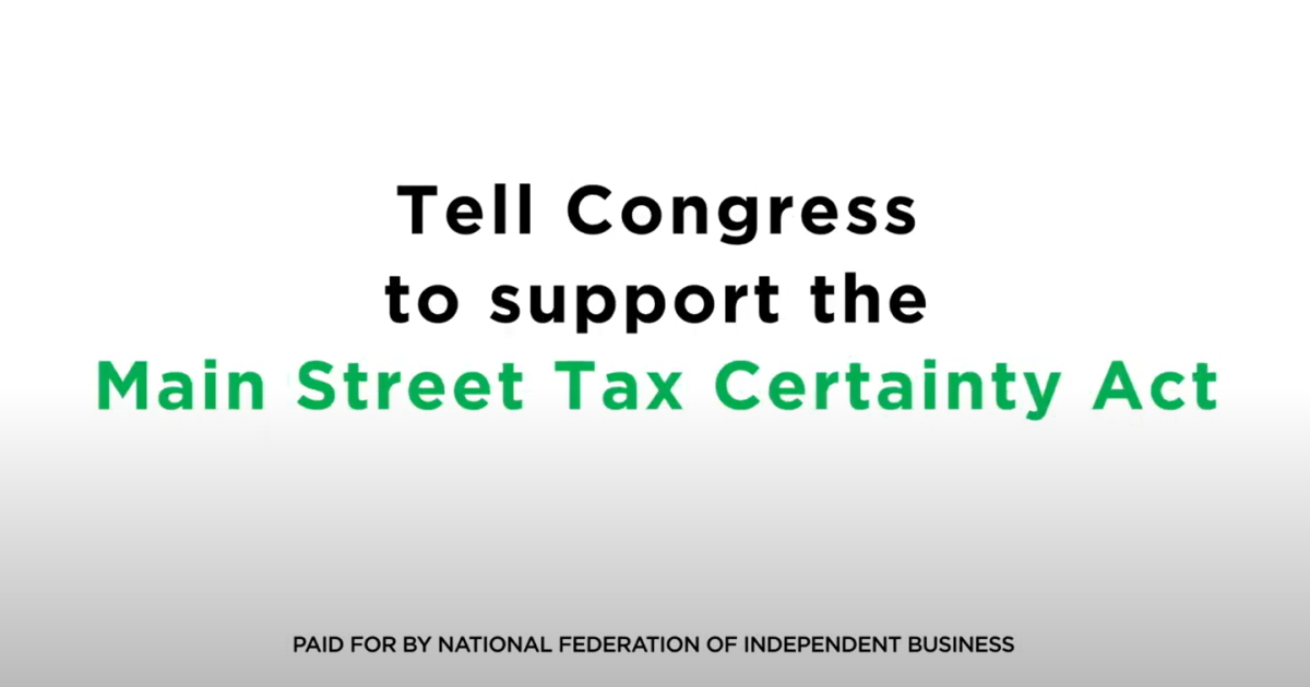 Ads call on Congress to stop the massive tax hike