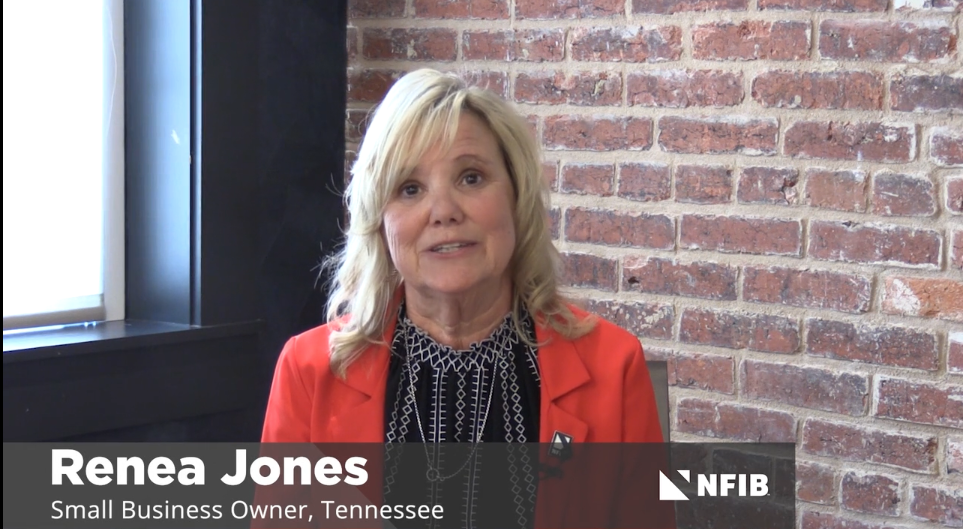 Unicoi Entrepreneur Featured in National NFIB Video on 20% Small Business Deduction