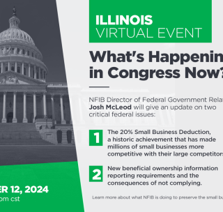 ICYMI: Watch the NFIB Illinois Virtual Federal Update Here