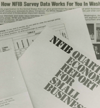 William Dunkelberg produces the first NFIB Quarterly Economic Report, which becomes the Small Business Economic Trends (SBET), the most sought-after information on small business by lawmakers, the Federal Reserve, Department of Labor, financial institutions, and others.