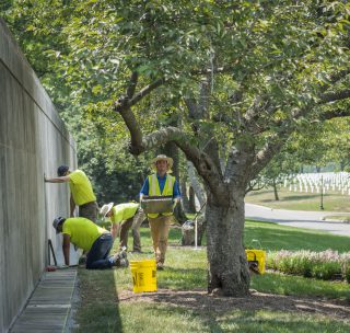 NFIB Member Helps Organize Volunteer Effort to Spruce Up Arlington National Cemetery